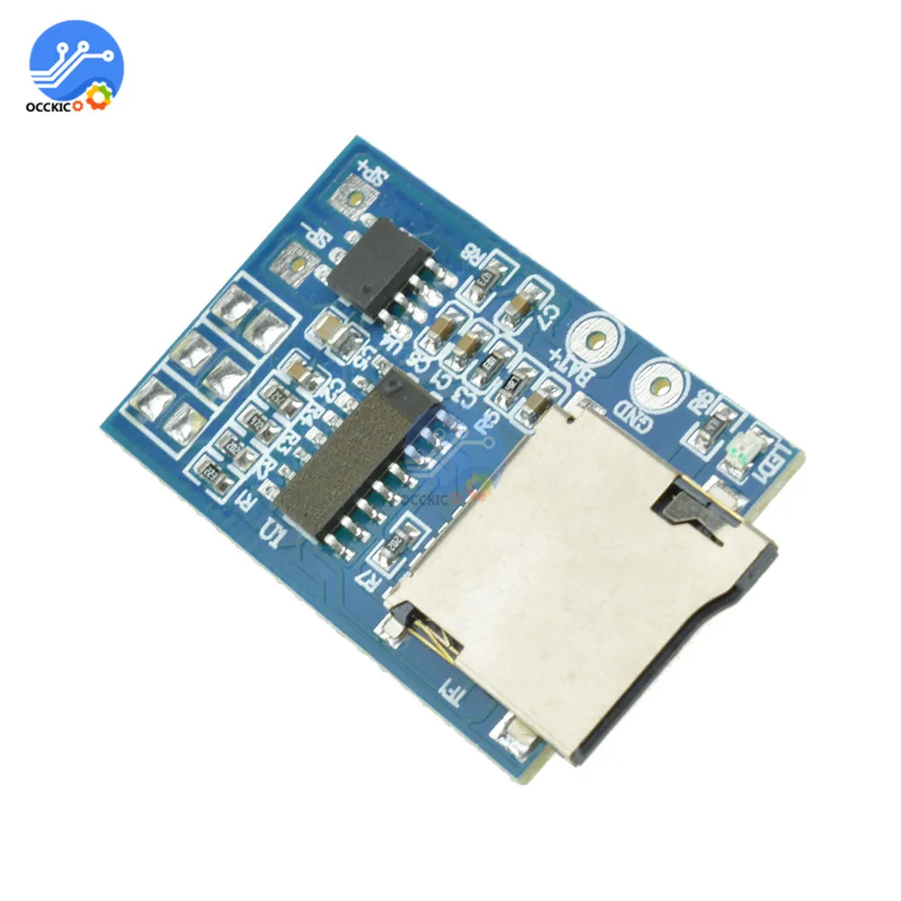 MP3 декодер ЦАП Плата GPD2846A TF карта MP3 аудио декодер плата 2 Вт модуль усилителя для Arduino decodificador анализатор