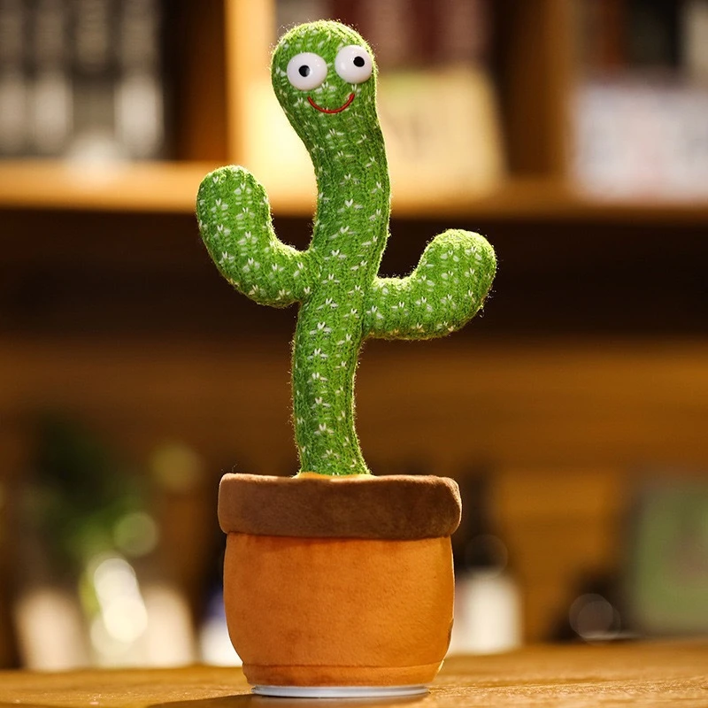 Dancing Cactus Plush Toy Electronic 