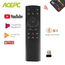 G20 2,4G Беспроводная воздушная мышь, гироскоп, голосовое управление, зондирование 433 МГц, универсальная мини клавиатура, пульт дистанционного управления для ПК, Android tv Box g20s