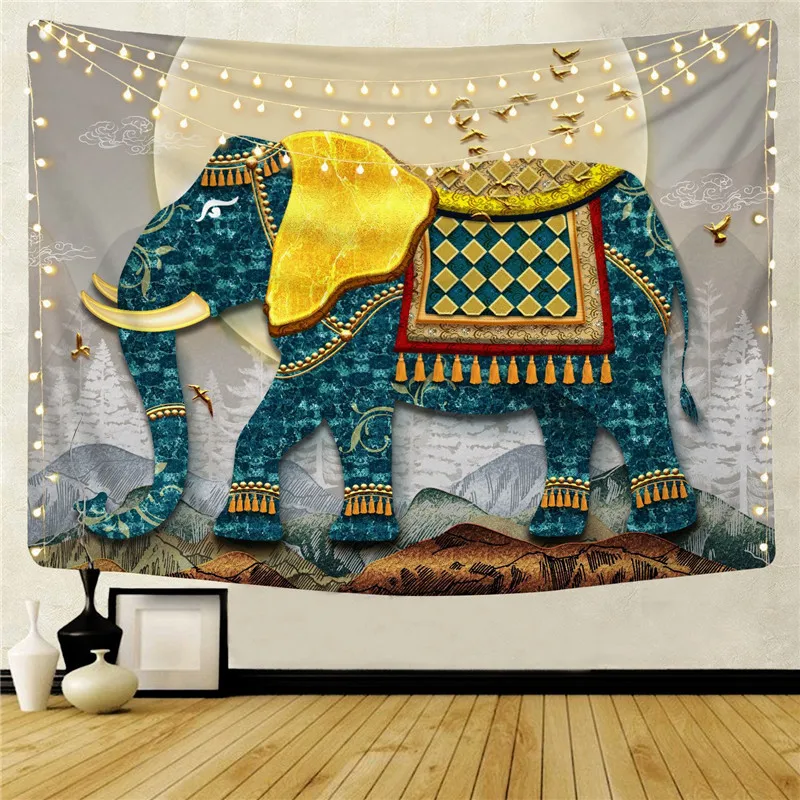 

Tarot Mandala Tapestry Psychedelic Macrame Wall Hanging Witchcraft Polyester Fabric Hippie Boho India Beach Mat Moon Tapestry