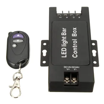 

12-24V LED Light Bar Battery Control Box with Wireless Remote Control Flash Strobe Controller for Work Lamp 7 Flashing Modes Hot