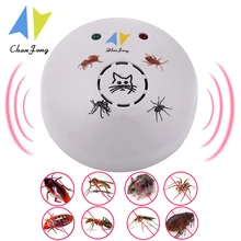 Repelente ultra-sônico eletrônico da peste de 220-240v multi-função anti baratas formigas pulgas aranhas mosquito repelente de rejeição de pragas novo