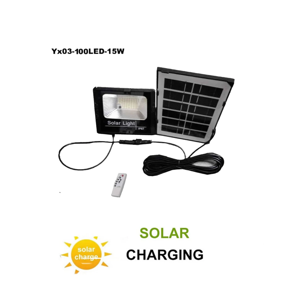 

100/75 Led Solar light lamp floodlight Rechargeable Fence LEDs LED Outdoor Garden Waterproof night for Gate Door Courtyarddlight