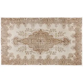 

Handmade Beige Vintage English English Area Rug 161 X278 Cm-5'3''X9'1''