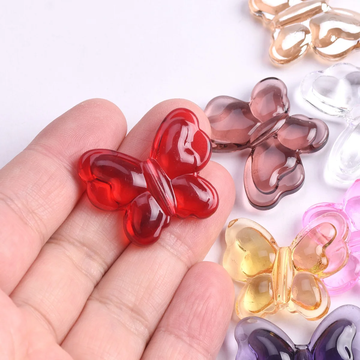 Glass Beads Butterfly, Butterfly Glass Craft