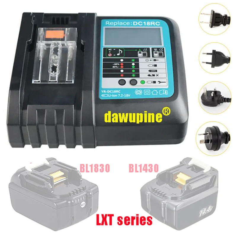 Зарядное устройство для литий-ионных аккумуляторов dawupine DC18RF 3.0A зарядный ток USB 2.1A