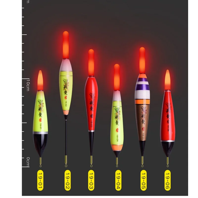 LED Electric Float Light Fishing Tackle Fishing Float Luminous Electronic Fish Buoys With Battery Nighting Fishing Accessories