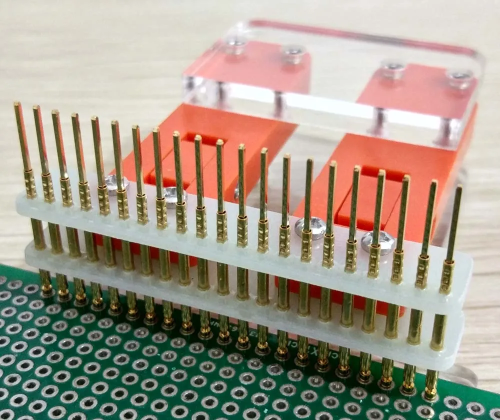 ЖК-тест PCB зажим джиг оснастка зонд 2,54
