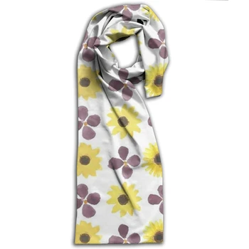 

NOISYDESIGNS 2020 Fashion Men Women Winter Scarf Yellow Sunflower Print Scarf Ladies Shawl Unisex Warm Scarf Long Femme Custom