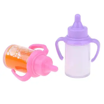 

Spain nenuco Baby Doll Magic Feeding Bottle Milk Carrot Juice Bottle with Two Handles Liquid Disappearing Drinking Bottle 2PCS