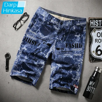 

DARPHINKASA 2020 New Casual Loose Shorts Men Tooling Shorts Five-point Pants Breathable Fashion Printing Large Size Men Shorts