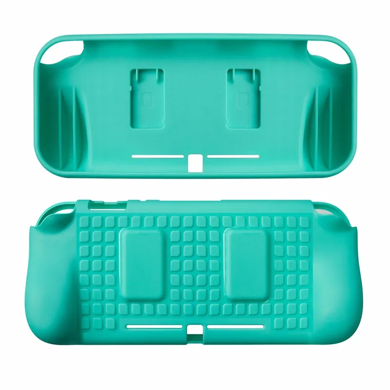 Зеленый Мягкий чехол из ТПУ для NAND Switch Lite противоударный защитный чехол для nintendo Switch Lite Grip контроллер слот для карт корпус - Цвет: Зеленый