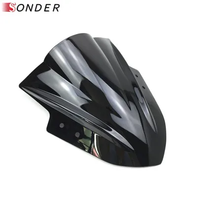 Для Kawasaki Ninja 300 NINJA300 EX300 EX 300R 2013 Motorcycl стеклоочистители ветрового стекла EX 300 R - Цвет: Black