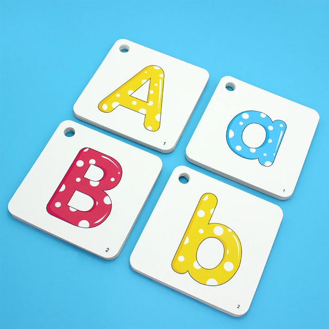 Double-sided, Lowercase Alphabet Flashcards