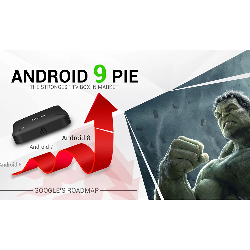 TX6mini Android 9,0 tv Box Allwinner H6 четырехъядерный Smart tv Box 2 Гб 16 Гб 2,4 ГГц WiFi медиаплеер 4K H.265 TX6 мини приставка