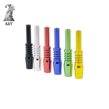 1 шт. 7 см портативная креативная алюминиевая металлическая курительная трубка травяная табачная трубка Мясорубка мундштук держатель для сигарет аксессуары