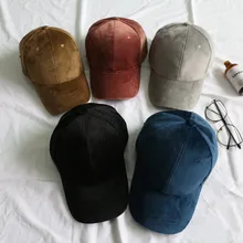01909-yuchun-бархатная осенне-зимняя теплая однотонная мужская бейсболка женская шапка для отдыха