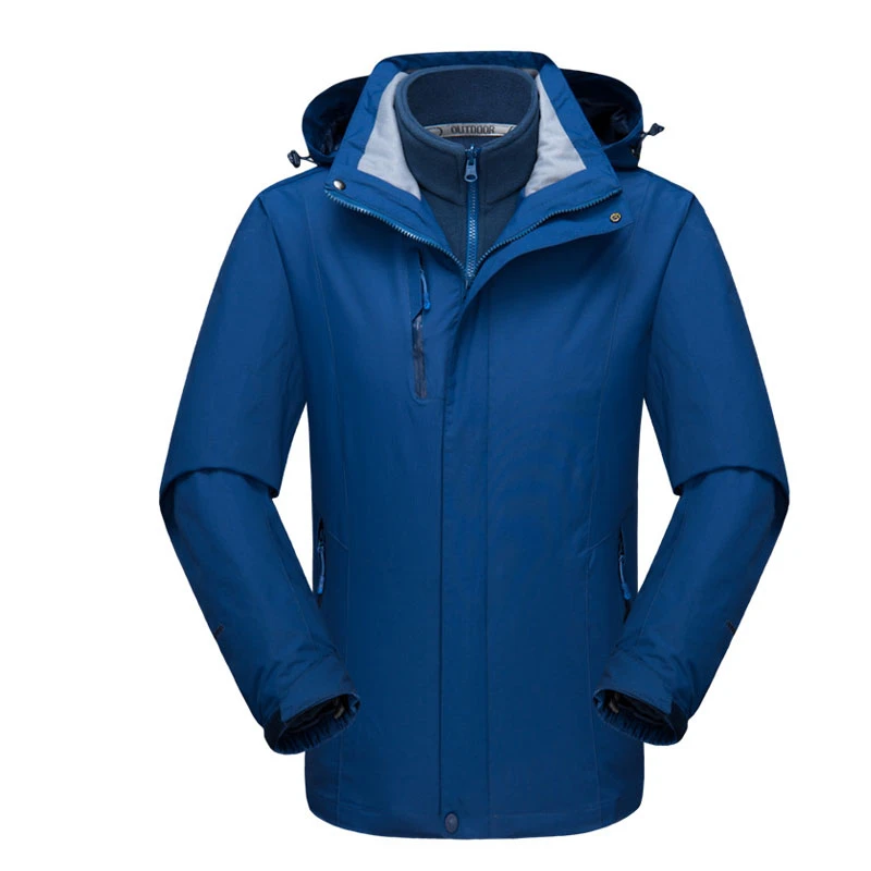 

Winter Waterproof Ski Jacket Men Warm Coat Windproof Outdoor Winter Sports Snow Fleece Rain Jacket Hooded for Snowboard, Fishing