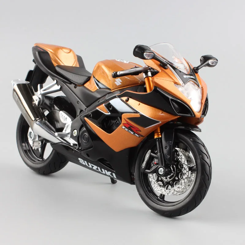 Masito 1/12 масштаб Suzuki GSX-R1000 Gixxer GSXR спортивный велосипед металлический литой под давлением модель автомобиля мото rcycle мото игрушки Миниатюрные для детей