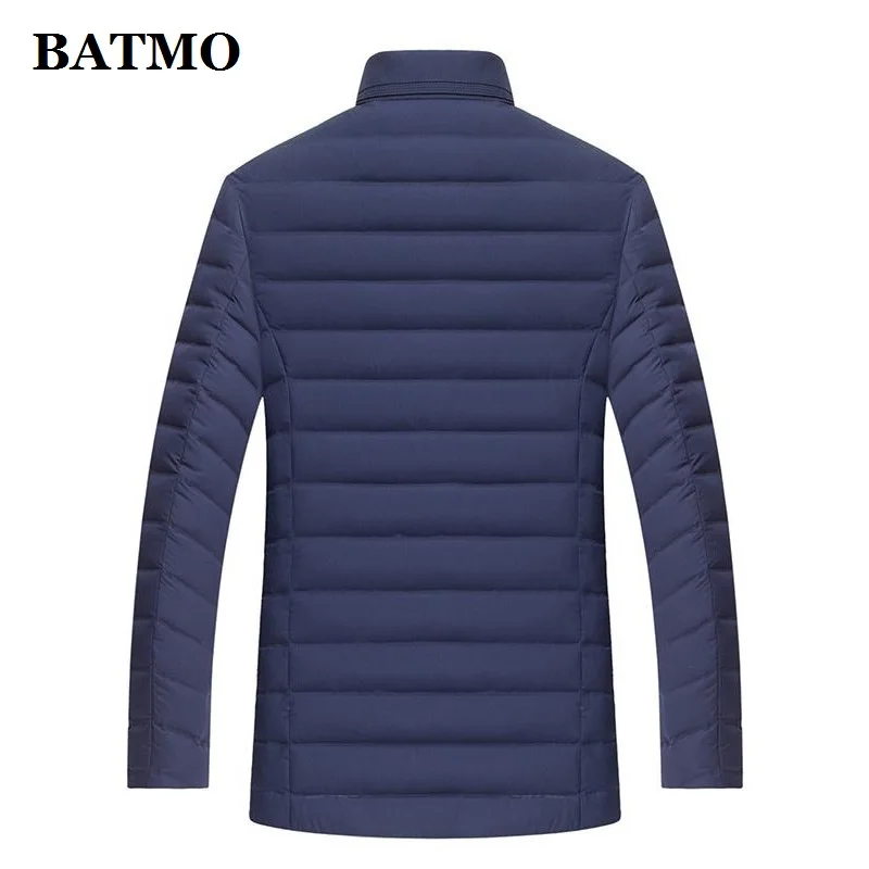 BATMO Новое поступление высокого качества 80% Белые куртки на утином пуху мужские зимние парки больших размеров L-7XL 1711