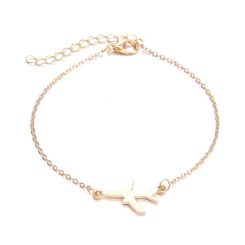 Женский комплект браслетов из 3 предметов браслет золотого цвета с