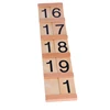 Montessori Kids Toy Baby decimal base Bank Game Set Maths Training for Early Learning Educational Preschool Brinquedos  MAY17_35 2
