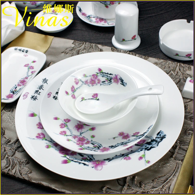 

Luxury European Style Tableware Phnom Penh Ceramic Dinner Plate Dish Porcelain Dessert Plate Dinnerware Cake Plate Elegant