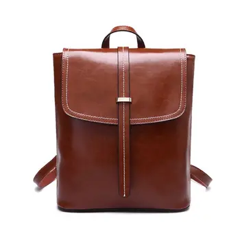 

Women's Genuine Leather Fashion Backpack Rucksack Shoulder Bag Bagpack College Bookbag E65D
