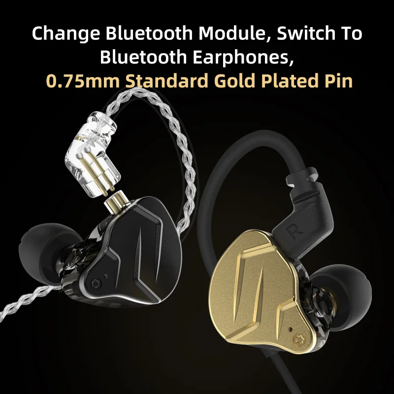 KZ ZS10 PRO X 1DD+4BA Wired Best In Ear HIFI IEMs Earphone 10mm Upgraded  Hybrid Driver Monitor with 0.75mm 2Pin Detachable Cable - AliExpress