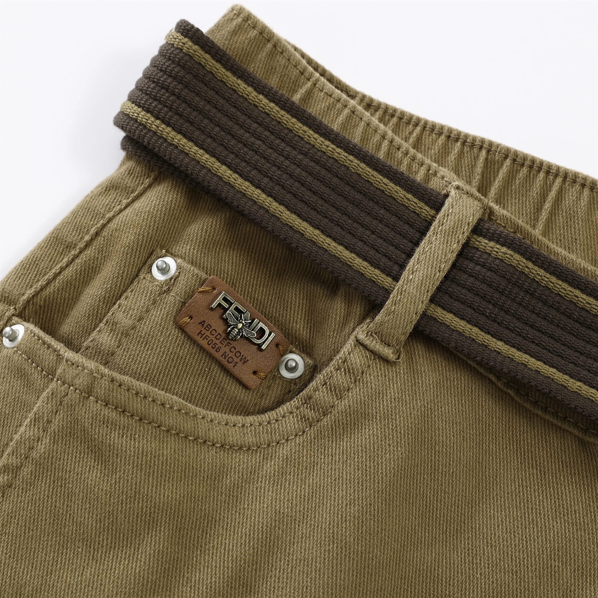 khaki pants Yitai · Liusu Women's cotton trousers of various colors, classic style, new style in spring black cargo pants