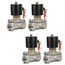 2S350-35 G1-1/" Нормально открытый Электрический электромагнитный клапан из нержавеющей стали для воды воздуха