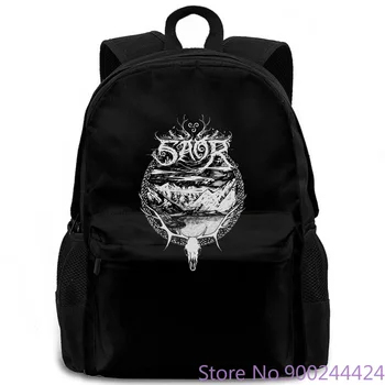 

Saor black metal New! Classic New Printed women men backpack laptop travel school adult student