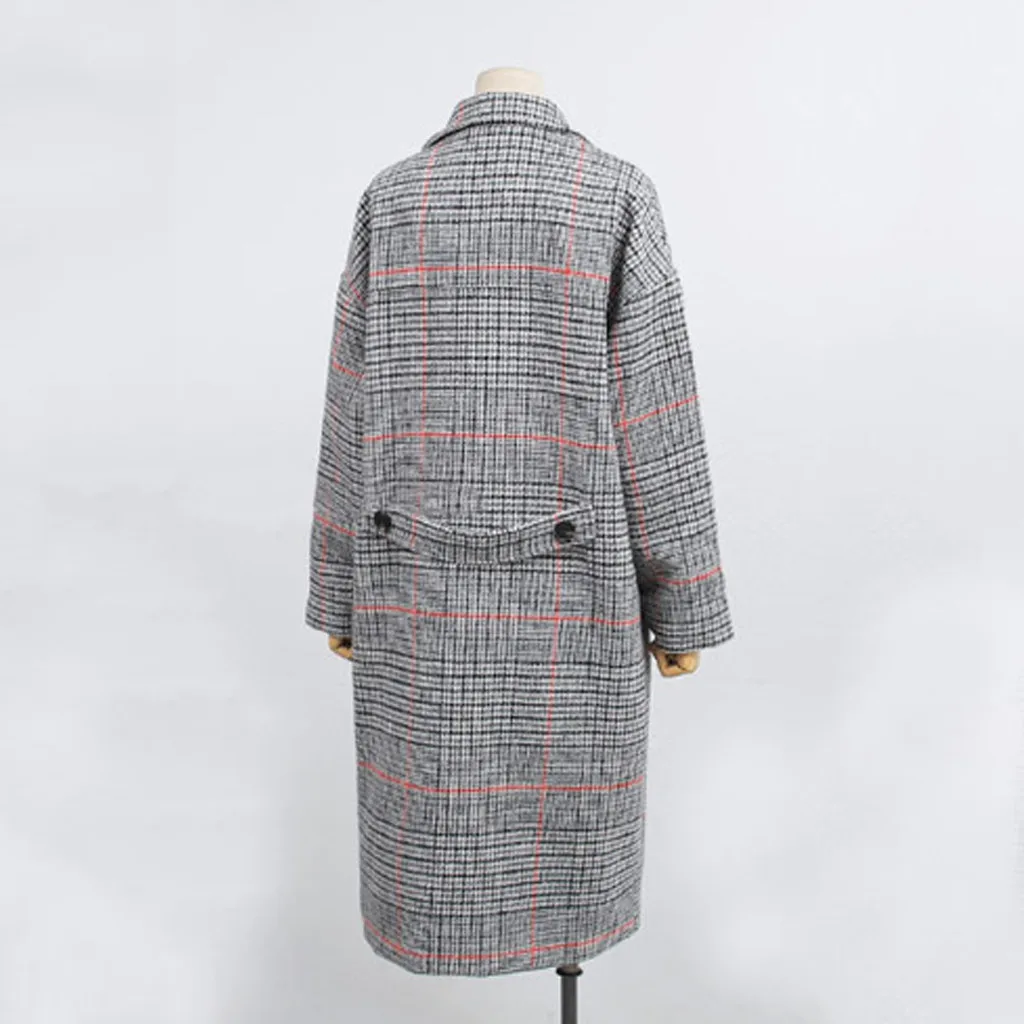 Зимнее женское пальто, теплое пальто на молнии из искусственного материала, верхняя одежда, осень-зима, Новая Элегантная модная шерстяная и смешанная одежда для женщин