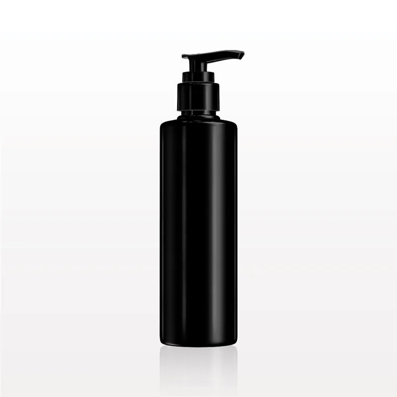 0012830_250-ml-cylinder-bottles-black-with-sprayer-or-lotion-pump