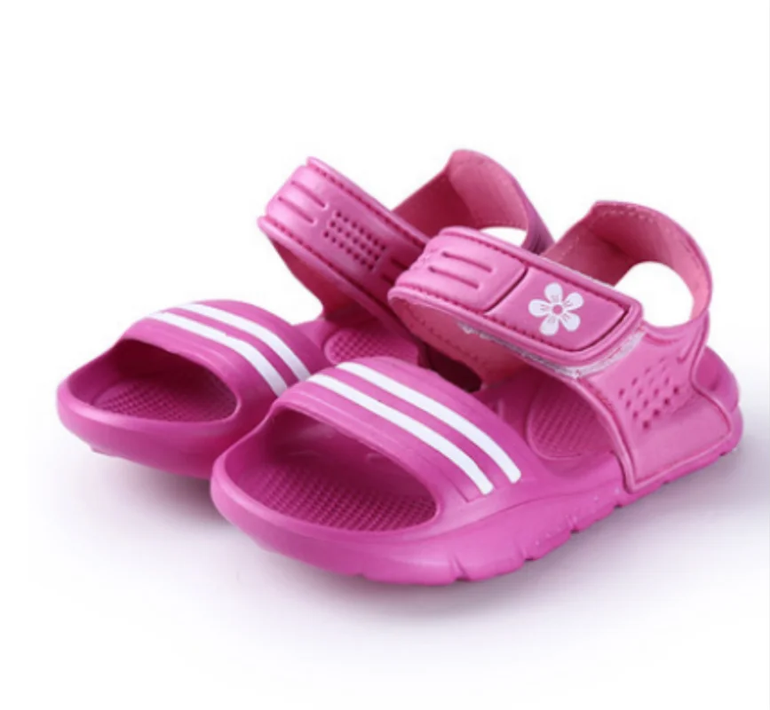 New 1 Pair Casual Children Kids Shoes Baby Boy Closed Toe Summer Beach Sandals Flat