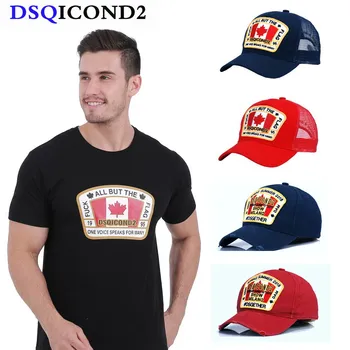 

DSQ DSQICOND2 fashion casual men/women short-sleeved round neck streetwear T-shirt black