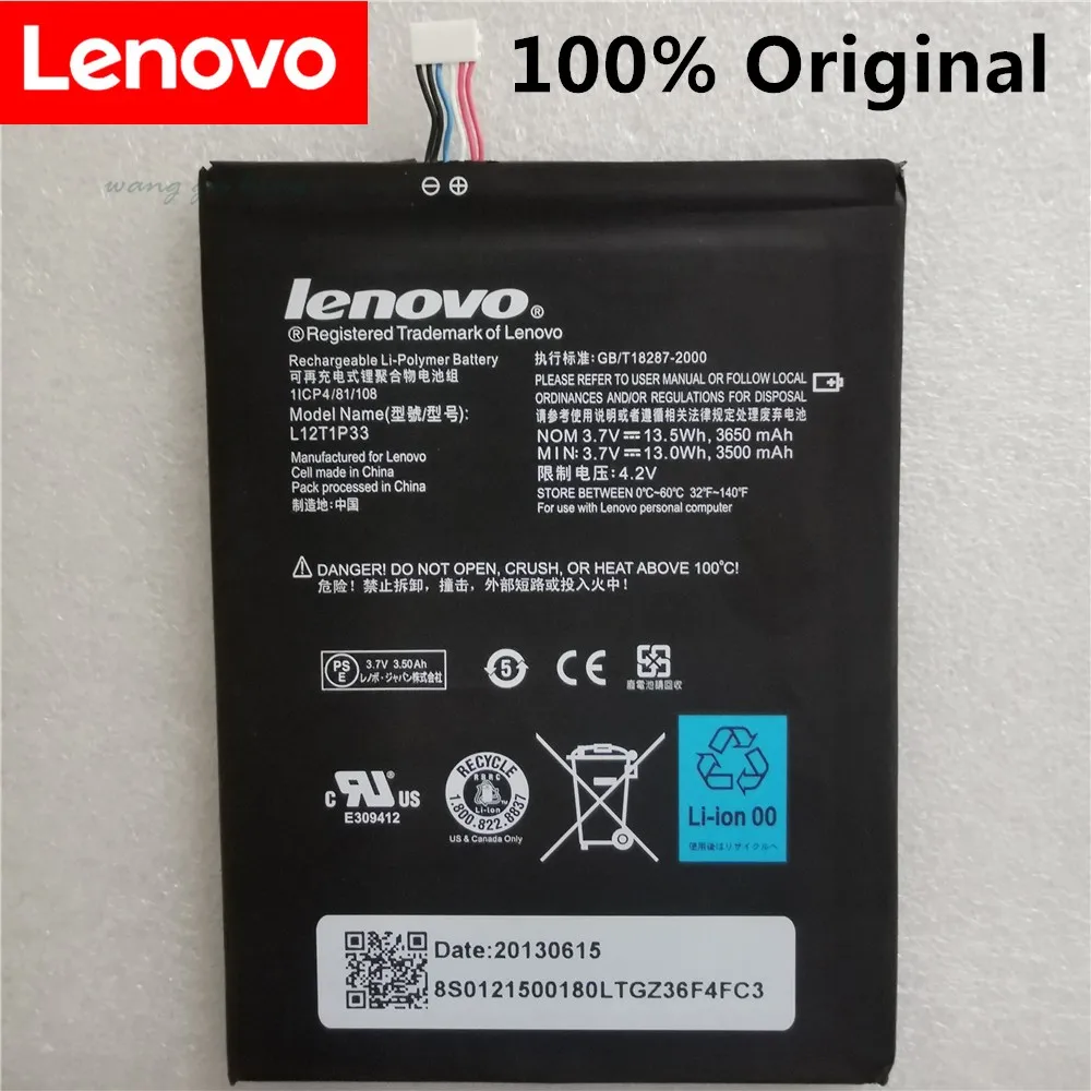 New High Quality L12D1P31 L12T1P33 3650mAh Battery For Lenovo IdeaTab lepad A1000 A1010 A5000 A3000 A3000-H | Мобильные телефоны и