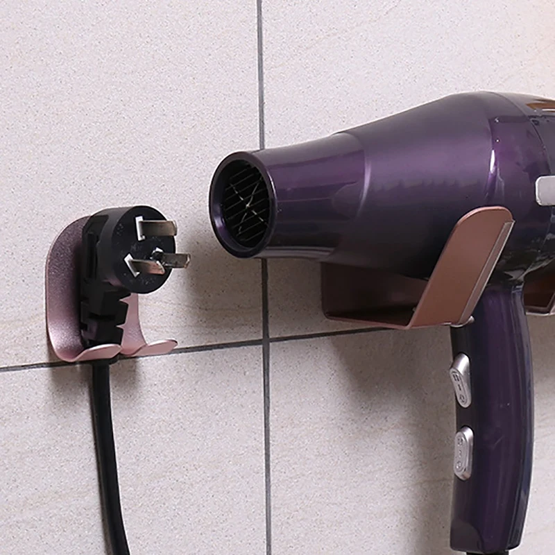 Настенный Фен держатель для хранения подвесной кронштейн для Dyson фен: розовое золото