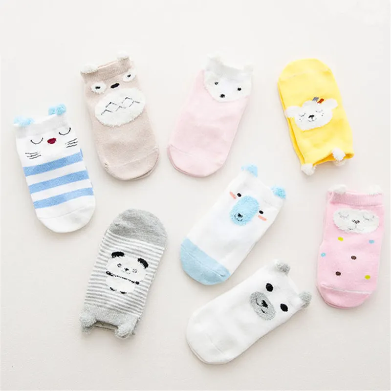 1 пара детские Нескользящие хлопковые носки с рисунком|Носки| |