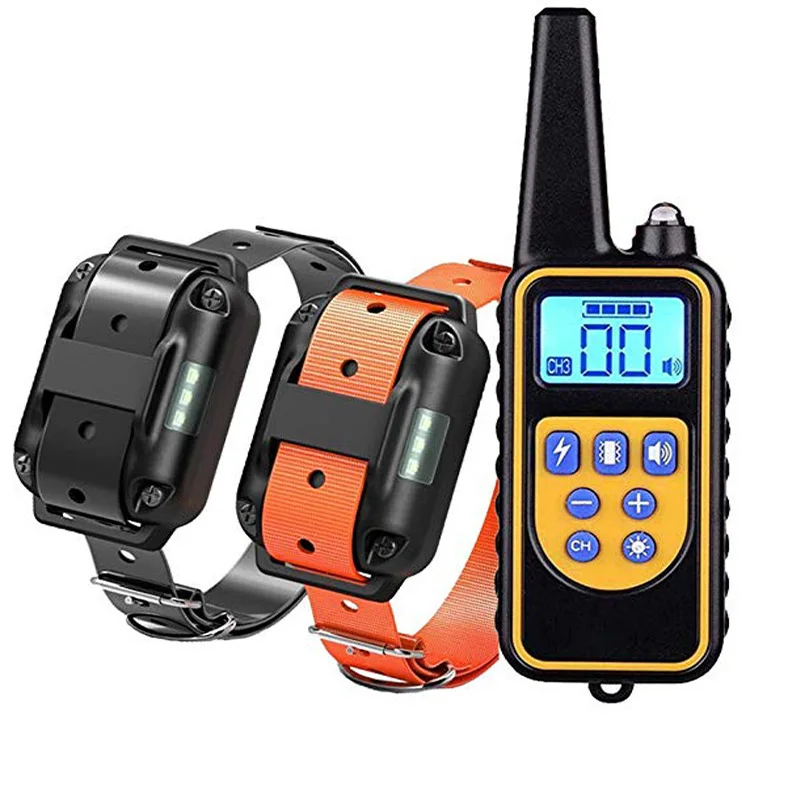 

1pc 800m Remote Control Dog Collar Bark Stopper Training Device Collar Bark Deterrents Waterproof Receiver Drop BS