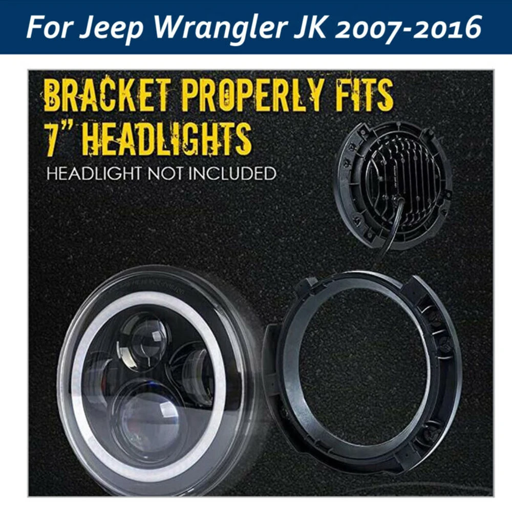 1 пара LH+ RH фары сменный кронштейн комплект для Jeep Wrangler JK 2007