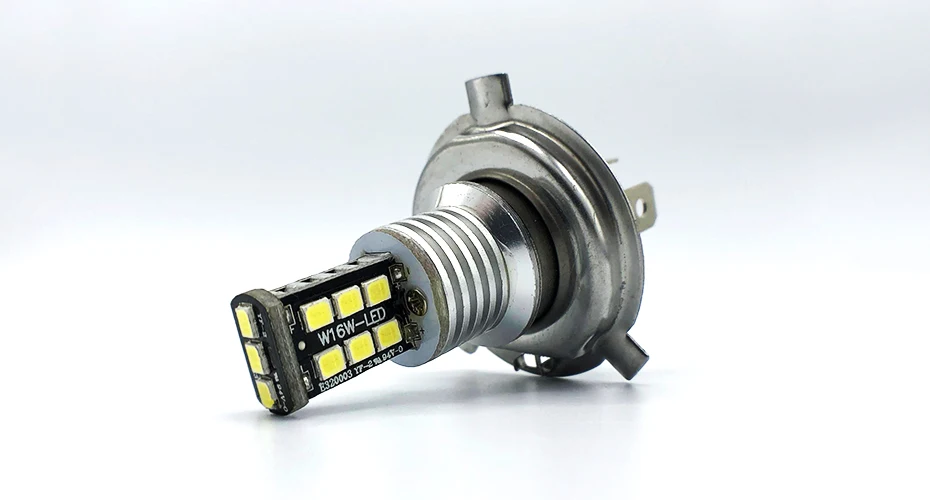 JGAUT супер светодиодный H4 туман светильник лампочка 3258 15 SMD белые Автомобильные противотуманные фары 12V 24V 6000K белая дневные ходовые лампы авто с can-bus