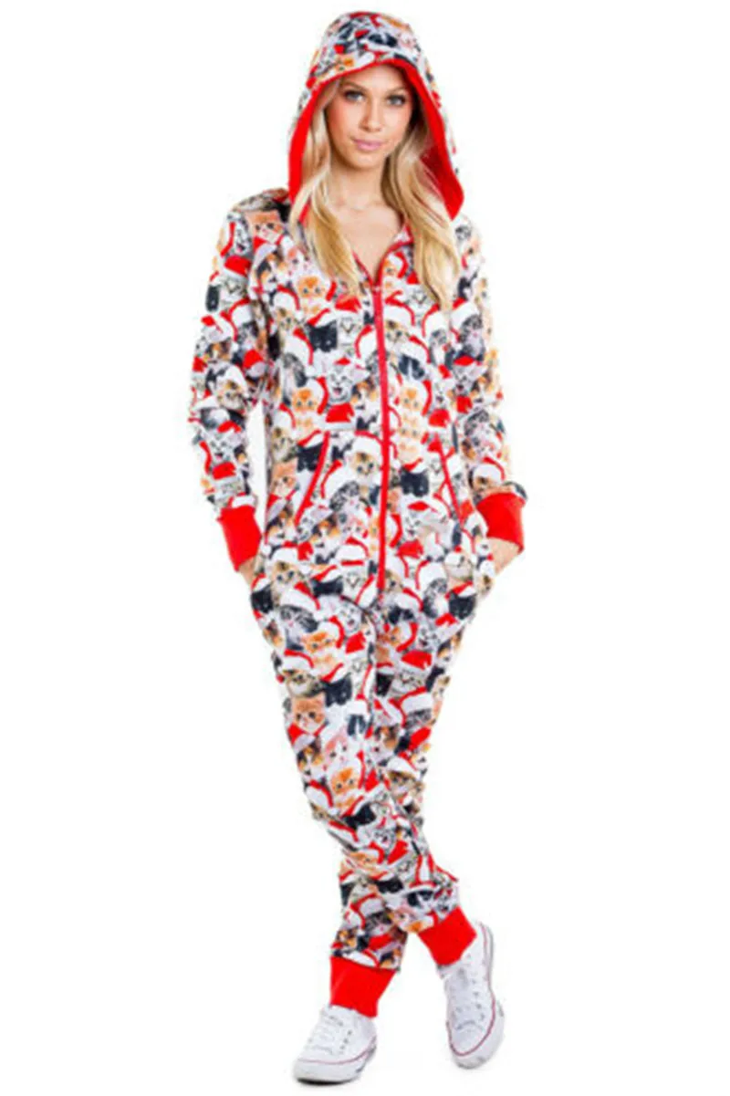 Мать XL CANIS Family Christmas Pajamas Pjs Matching Baby Kids Adult Xmas Nightwear Sleepwear mom dad family matching outfits - Высота: Мать XL