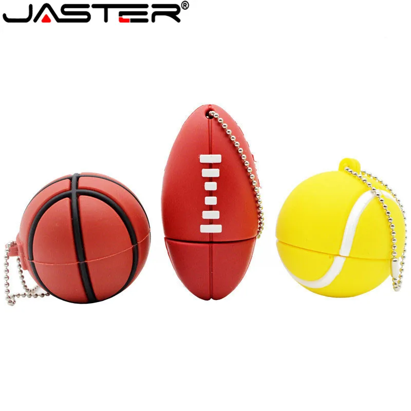 JASTER спортивный мяч usb флэш накопитель 8 ГБ 16 32 карта памяти Баскетбол Pendrive футбол