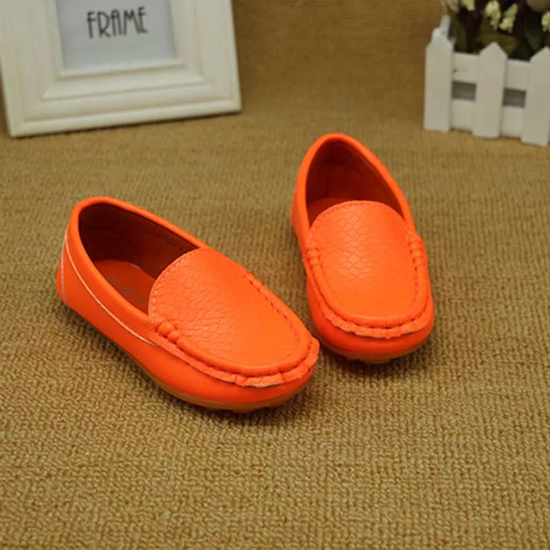 Sandal for girl 12 Colors All Sizes 21-36 Children Shoes PU Leather Casual Styles Boys Girls Shoes Soft Comfortable Loafers Slip on Kids Shoes extra wide fit children's shoes