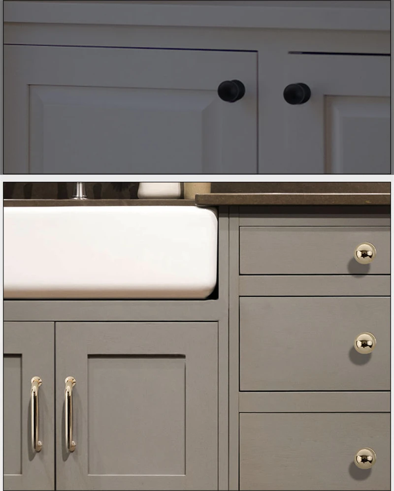 Description Picture 5 of itemBlack Rose Gold Cabinet Handles Zinc Alloy Kitchen Cupboard Door Pulls Drawer Flush Knobs Decorative Furniture Handle Hardware