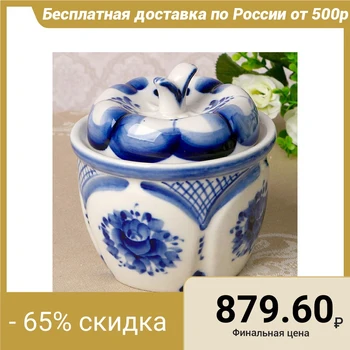 

Salt cellar "Pumpkin", 0.6 l, 11.5 × 12 cm, gzhel 3377072