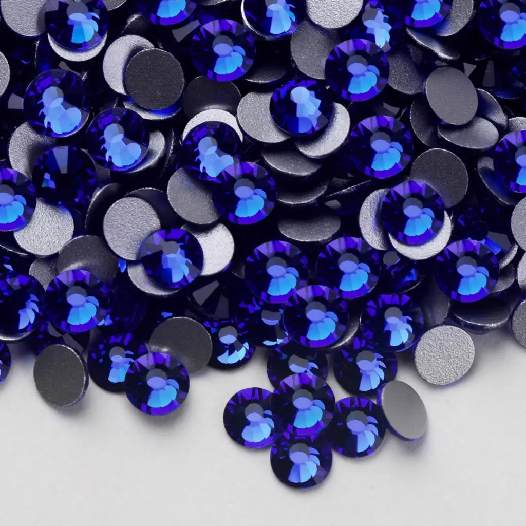 Strass Klar Top Qualität SS3-SS40 Klar Kristall Nagel Kunst Dekorationen Strass Silber Flatback/Strass Glitter Edelsteine – Detail 5