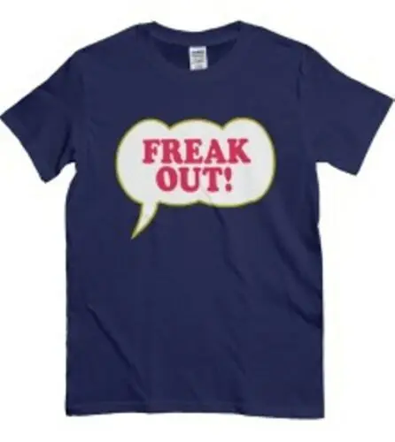 T-Shirt T Shirt Jersey Shirt Uomo Freak Out Frank Zappa Rock T-Shirt Con Stampa Blu Summer Casual Top Tee