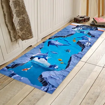 

3D Scenery Nordic Baby Hopscotch Game Mat Kids Activity Play Gym Mats Children Infant Adventure Road Rugs Crawling Carpet New